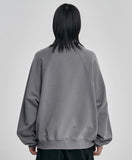 Raglan High Neck Arch Logo Sweatshirt