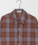 [unisex] Hanro Check Over Long Sleeve Shirt
