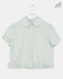 Minz Frill Puff Short Sleeve Shirt
