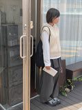 Haribu Knit Hood Vest
