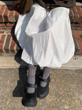 Kayan Banding Dot Balloon Long Skirt