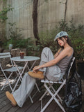 school nylon string pants