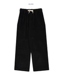Embo Corduroy Banding Wide Pants