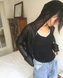 Donto color matching lace sleeveless