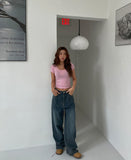 [U-BASIC] [1+1] Mitzu U-neck short sleeves