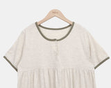 Dason Henley Neck Short Sleeve One Piece