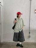 [unisex] Yuldi Banding Cargo Bermuda Pants