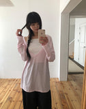 Humma Deep V-Neck Long Sleeve T-Shirt