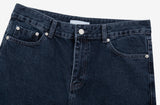 Formal grayish denim pants