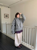 Conteni heart pocket balloon wide cotton pants