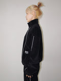 LETTERING PIPING TRACK ZIP-UP