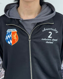 Kael Emblem Jersey Zip-up