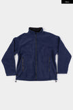 Mockneck low warm fleece zip-up