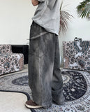 Lowwood Dirty Washed Balloon Denim Pants