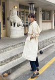 Romeni Trench Field Jacket Long Jumper
