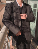 Mauve Wool Over Blazer