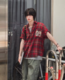 Ete 09 Vintage Pocket Check Short Sleeve Shirt