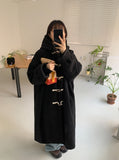 [unisex] The Hen Hooded Long Over Duffel Coat