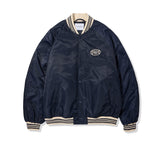 90S Rugby Nylon Varsity Jacket