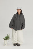 [BAONHAUS] Willit Street Boxy Hood Half Field Jacket