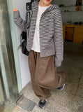 Kehilta Rivet Cotton Banding Balloon Wide Pants