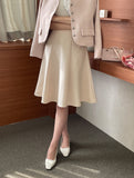 Poyer Basic Flared Skirt