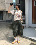 DIAGONAL POCKET BERMUDA PANTS