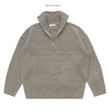 Rocco Half Zip Up Overfit Knit