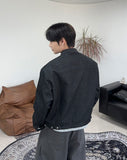 Karen Diagonal Herringbone Crop Jacket