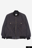 Endric 2-way zip-up denim jacket