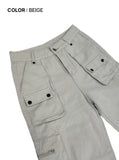 Vintage Pocket Cotton Pants