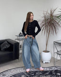 Derick Balloon Denim Pants