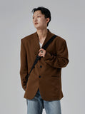 Elle three-button blazer