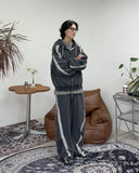 Herion Double Track Hooded Zip-up