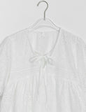 Yunoi Punching Ribbon Layered One Piece