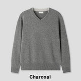 [wool80%] Cop Wool Layered V-Neck Knit