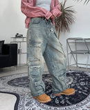 Kain Multi Cargo Denim Pants