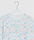 Hideni Flower Patchwork Punching T-shirt