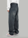 Embo Denim Wide Jeans