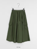 Papolo Nylon Cargo Bermuda Pants