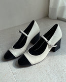 Fleur Color Sheme Strap Shoes