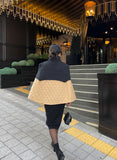 Blon Polar Knit Shawl Cape Warmer