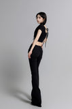 Marker Patch Bootcut Pants