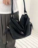 Natsu Motor Leather Buckle Belt Shoulder Bag