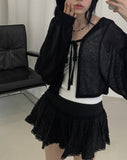 [A/M] Sea Strap Summer Bolero Cardigan