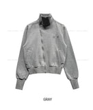 Tay Cross Stud Unbalanced Zip-Up