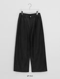 Poboy Pintuck Banding Wide Pants
