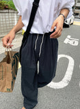 Summer Linen Pintuck Wide Pants