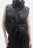 Linian Leather Padded Vest