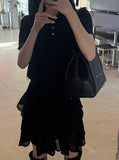 Cable Collar Knit